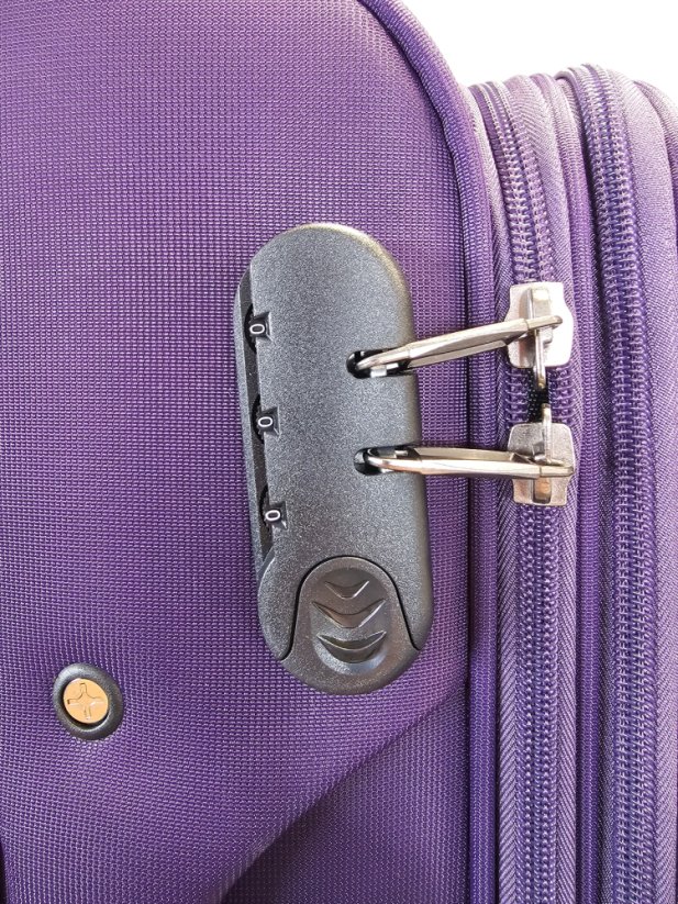 Bavy Cestovní kufr látkový 20" Purple