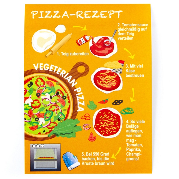 Puzzle mini Pizza 6 různých motivů 36 dílků