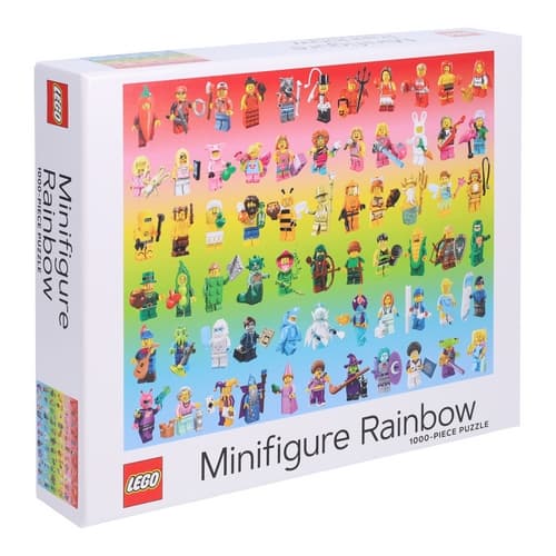 Chronicle Books LEGO® Rainbow Minifigure Puzzle 1000 piese