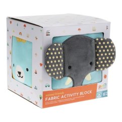 Petit Collage Cub textil cu motor