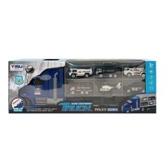 Bavytoy teherautó rendőrautókkal