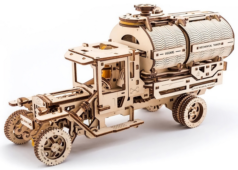 Ugears 3D puzzle mecanic din lemn UGM-11 Camion cu cisternă