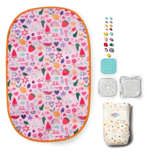 BABY born Přebalovací taška s nacvakávacími ozdobami