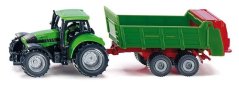 SIKU Blister 1673 - Traktor s univerzální vlečkou