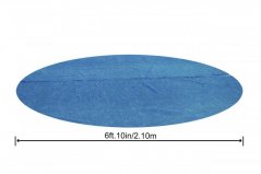 Vela solar para piscina circular Bestway de 2,44 m