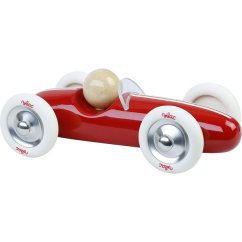 Vilac Mașină din lemn mare Grand Prix vintage roșu