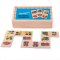 Bigjigs Toys Dominos en bois véhicules