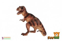 Tyrannosaurus Zooted din plastic, 23 cm, în pungă