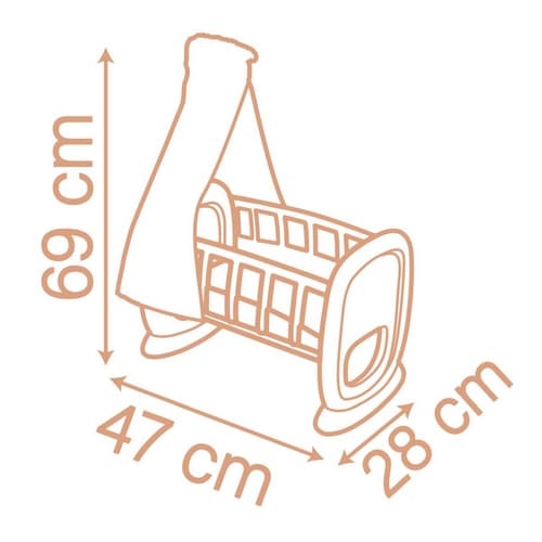 Baby Nurse Kolébka s nebesy pro panenky