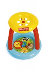 Nafukovací centrum Fisher Price s míčky 89x89x84cm