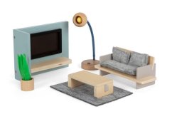 Picior mic Dollhouse Mobilier Camera de zi
