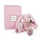 Doudou Histoire d´Ours Plüss barát rózsaszín nyuszi 25 cm