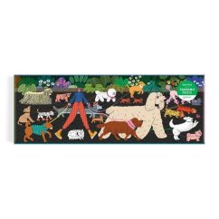 Galison Panorama Puzzle Dog Walk 1000 piese