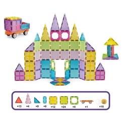 Jeu de construction magnétique 85 pièces