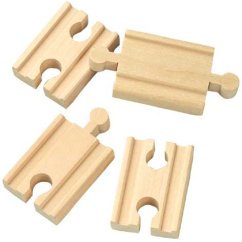 Maxim 50901 Voies droites de 5 cm - coupleurs - 4 pièces