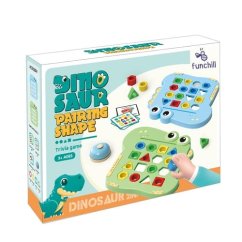 Logická hra Dinosaurus: Súboj tvarov a farieb