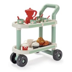 Cărucior pentru micul dejun cu accesorii.