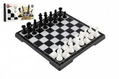 Plastikowa gra planszowa szachy + warcaby