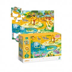 TM Toys DODO képválogató puzzle Afrika 18 darab