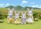 Sylvanian Families Rodina šedých králíků