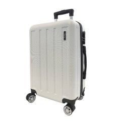 Bavy Cestovní kufr skořepinový 20" Stripes White