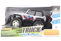 Voiture tout-terrain blanche RC 1:16