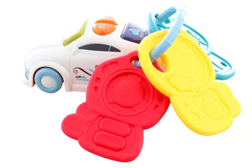Baby klíček auto baterie zvuk