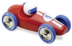 Vilac Racing car GM rouge avec des roues bleues