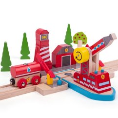 Bigjigs Pompiers du rail Sauveteurs en mer