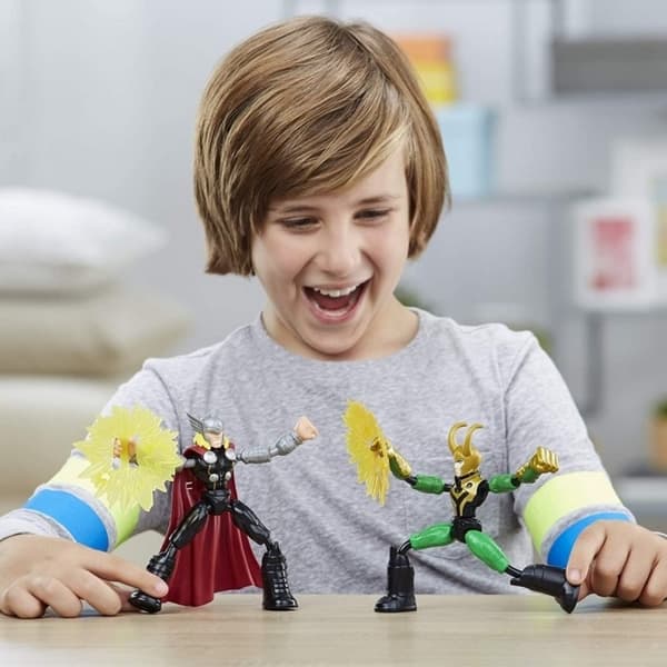 Avengers bend and flex - Thor vs Loki