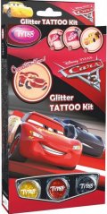 TyToo Disney Cars - tatuaj cu sclipici