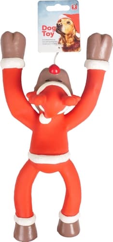 Flamingo Vánoční latexová hračka dlouhá 30cm