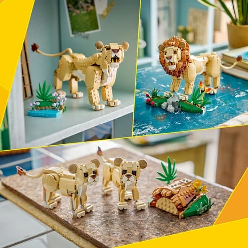 Lego 31386  Creator Divoká zvířata: Majestátní lev