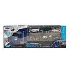 Bavytoy Camion cu mașini de poliție