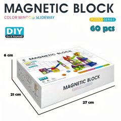 Magnetická stavebnice Věž 60 ks