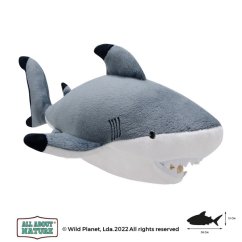 Wild Planet - Peluche requin pointe noire