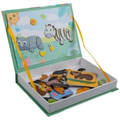 Montessori vzdelávacie puzzle Africké zvieratá
