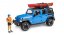 Bruder 2529 Jeep Wrangler Rubicon avec kayak et figurine
