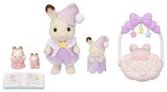Sylvanian Families Iepurași de ciocolată care dorm frați și surori