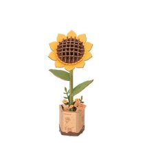 RoboTime Puzzle 3D en bois Tournesols