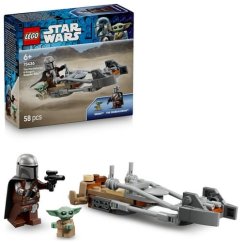 LEGO® Star Wars™ 75436 Mandalorian și Grogu și bicicleta speeder
