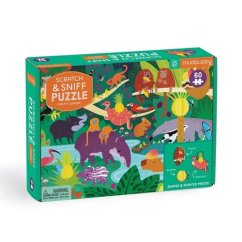 Puzzle Mudpuppy Giungla di frutta con profumo 60 pezzi