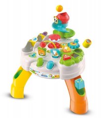 Clemmy baby - Vidám játszóasztal hasábokkal és állatokkal