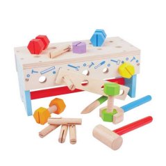 Bigjigs Toys Ponk et boîte à outils 2en1