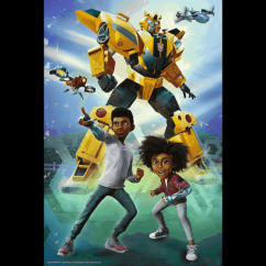 Transformers Puzzle Team 100 pièces 27,5x41cm dans boîte 20x29x4cm