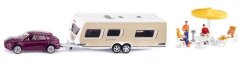 SIKU Super 2542 - Véhicule de tourisme avec caravane 1:55