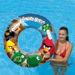 Anneau gonflable avec poignées Bestway Angry Birds 91cm