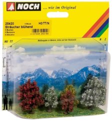 Noch Bush Blooming Set of 5