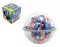 Boule puzzle éducative 80 étapes plastique 18cm dans boîte 19x20x19cm design CZ