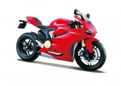 Maisto - Moto avec support, Ducati 1199 Panigale, 1:12